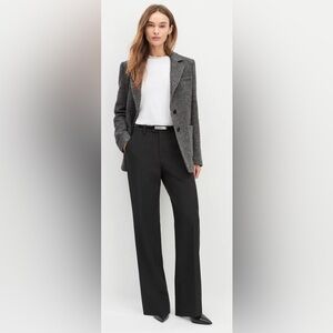 Favorite Daughter Black Wide-Leg Dress Pants